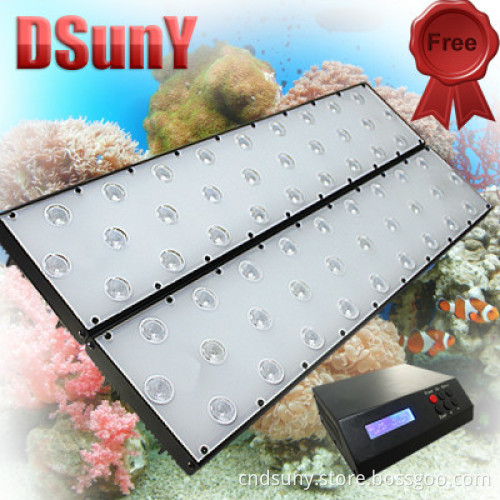 Dsuny Ultra-Thin No Fan Noise 120 Watt Dimmable LED Dimmable Aquarium Lights with Intelligent Controller
